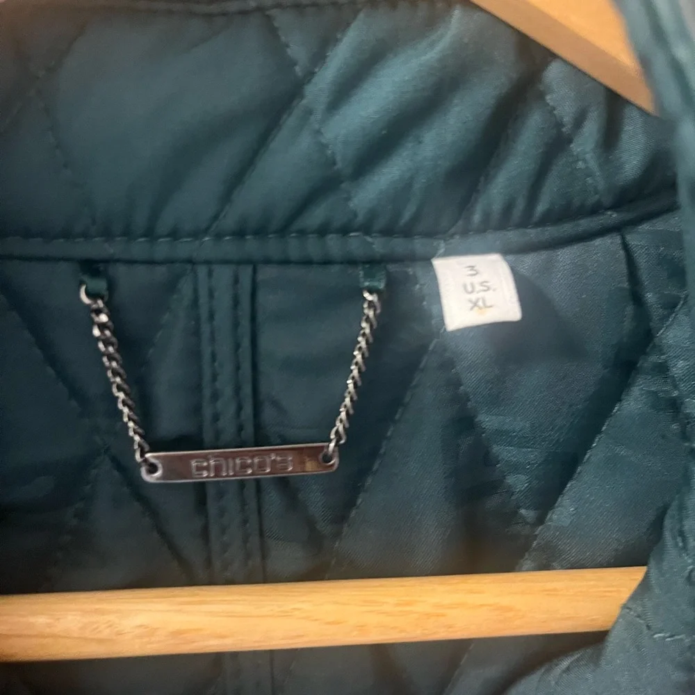 Chico’s Quilted Mid-Length Jacket - Picture 10 of 10